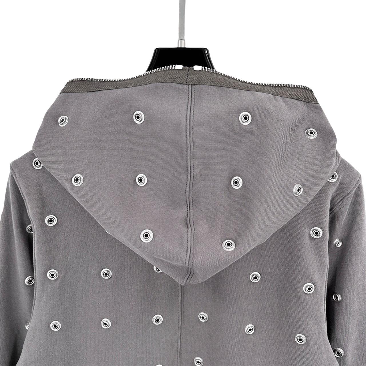 Rick Owens DRKSHDW Stud-detailing Zipped Hoodie - 