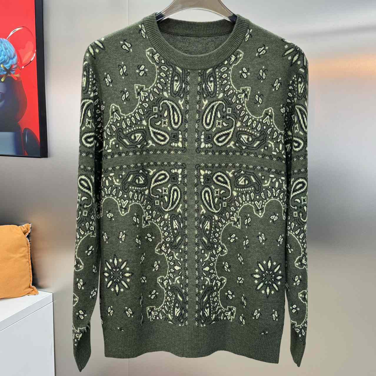 Amiri Bandana Knit Hoodie - PerfectKickZ