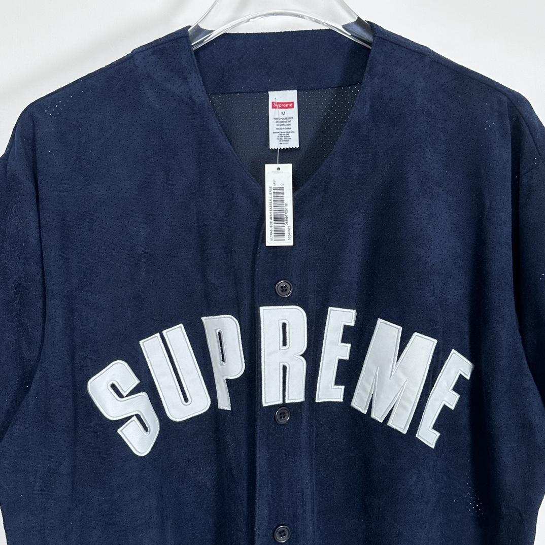 Supreme Ultrasuede Mesh Baseball Jersey - PerfectKickZ