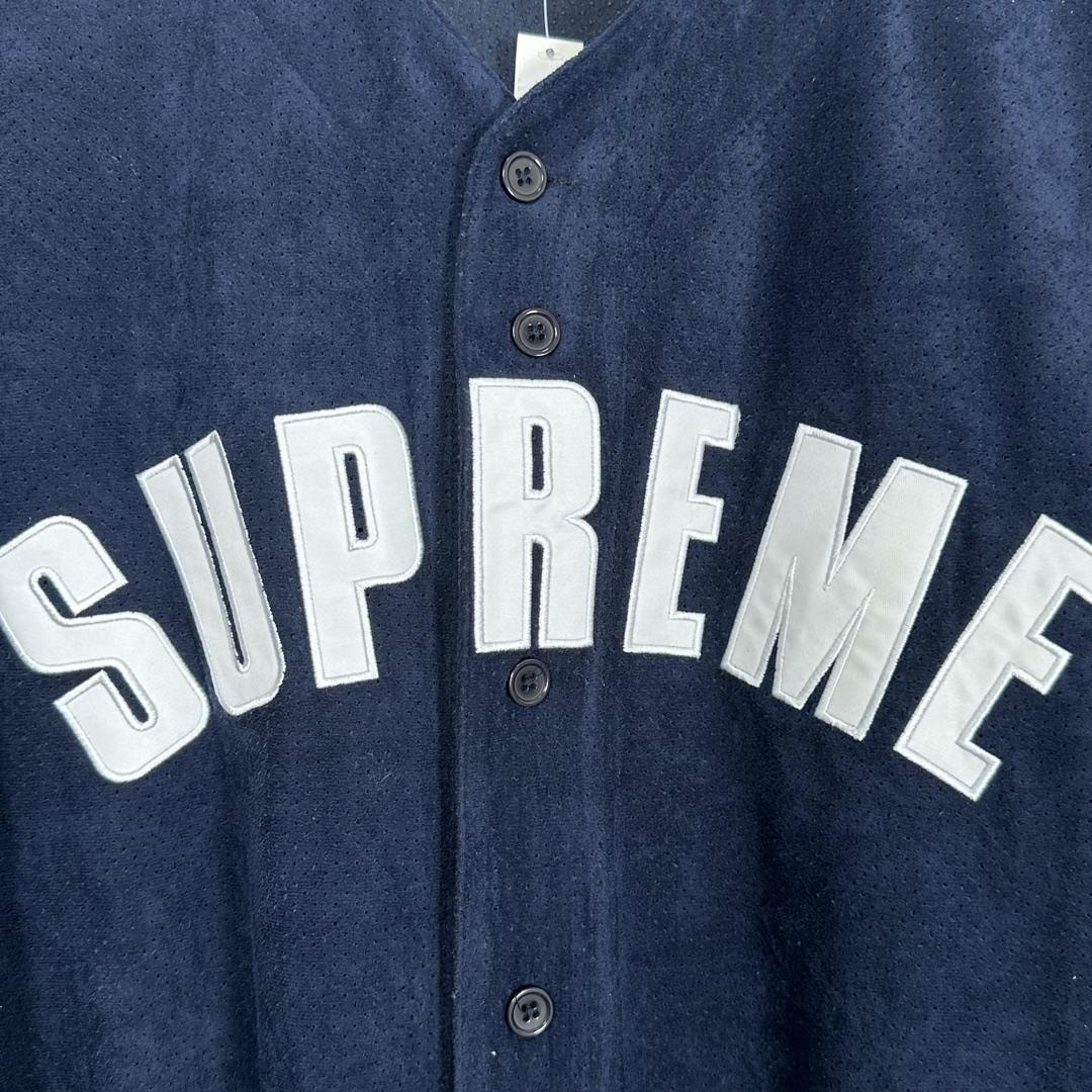 Supreme Ultrasuede Mesh Baseball Jersey - PerfectKickZ