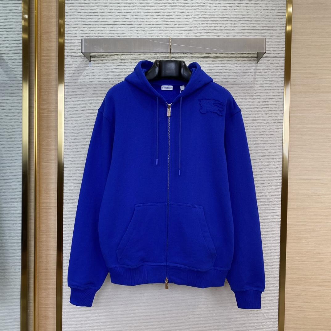 Burberry Cotton Zip Hoodie - PerfectKickZ