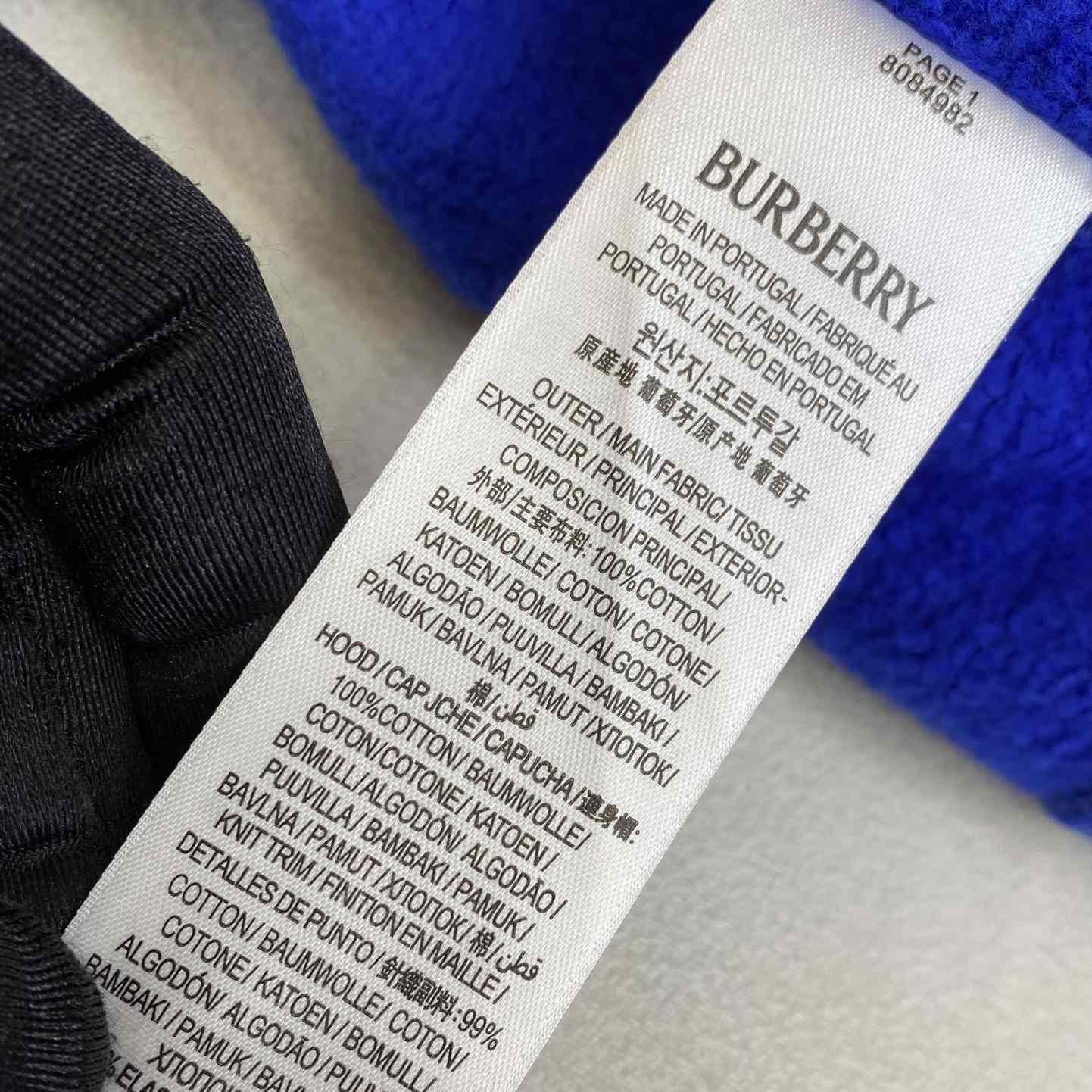 Burberry Cotton Zip Hoodie - PerfectKickZ