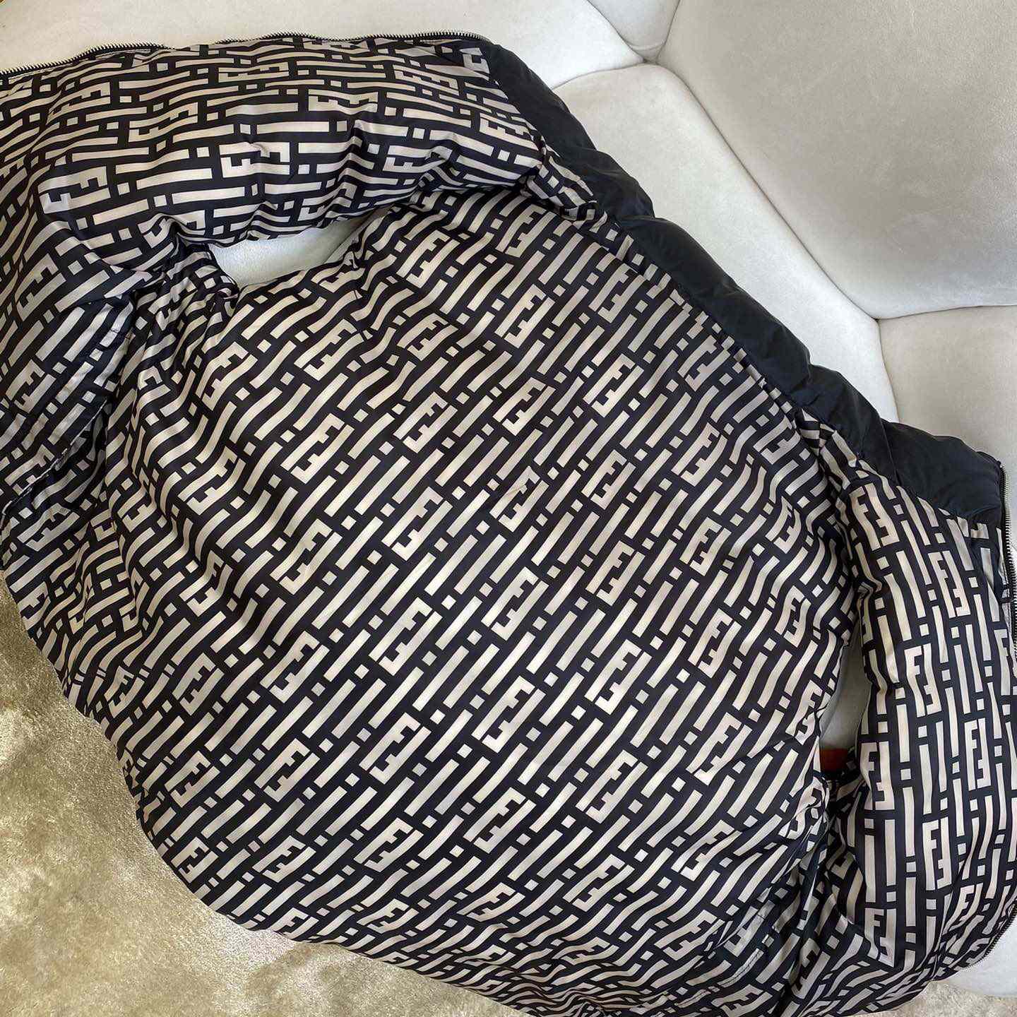 Fendi FF Stripe Reversible Padded Gilet - PerfectKickZ