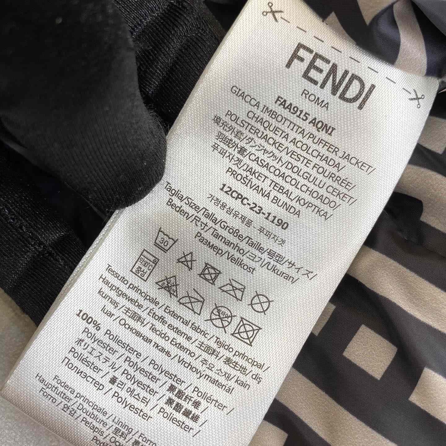 Fendi FF Stripe Reversible Padded Gilet - PerfectKickZ
