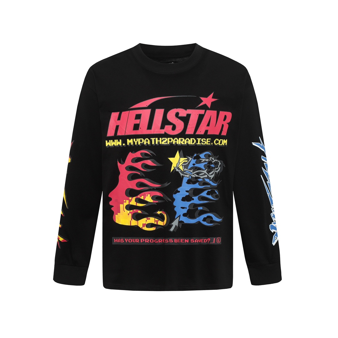 Hellstar Pixel Long Sleeve T-Shirt - PerfectKickZ