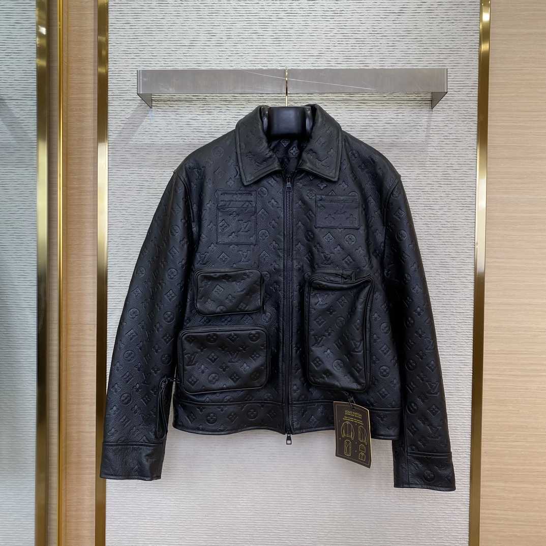 Louis Vuitton Monogram Embossed Utility Jacket    - PerfectKickZ