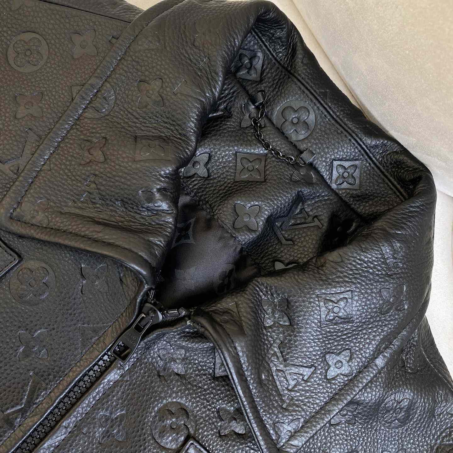Louis Vuitton Monogram Embossed Utility Jacket    - PerfectKickZ