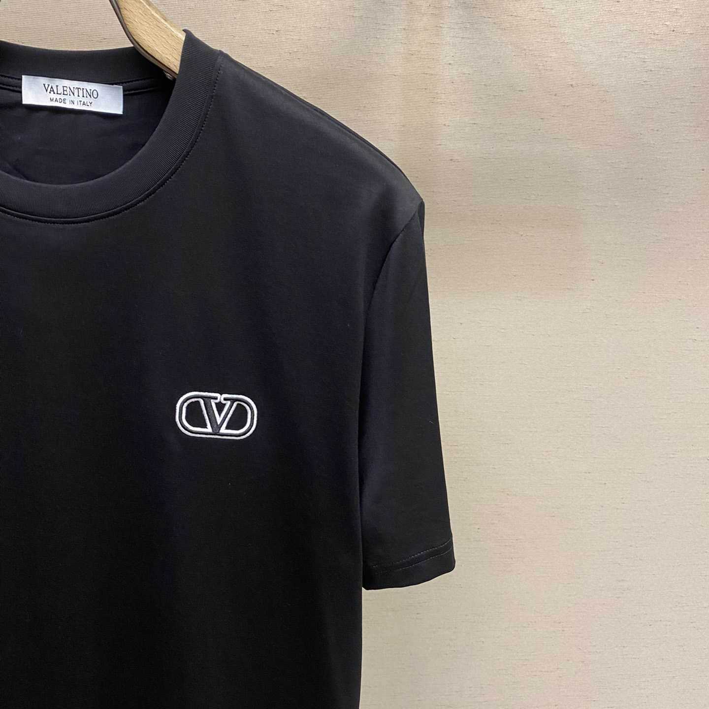  Valenti Cotton T-shirt with VLogo Signature Patch - PerfectKickZ