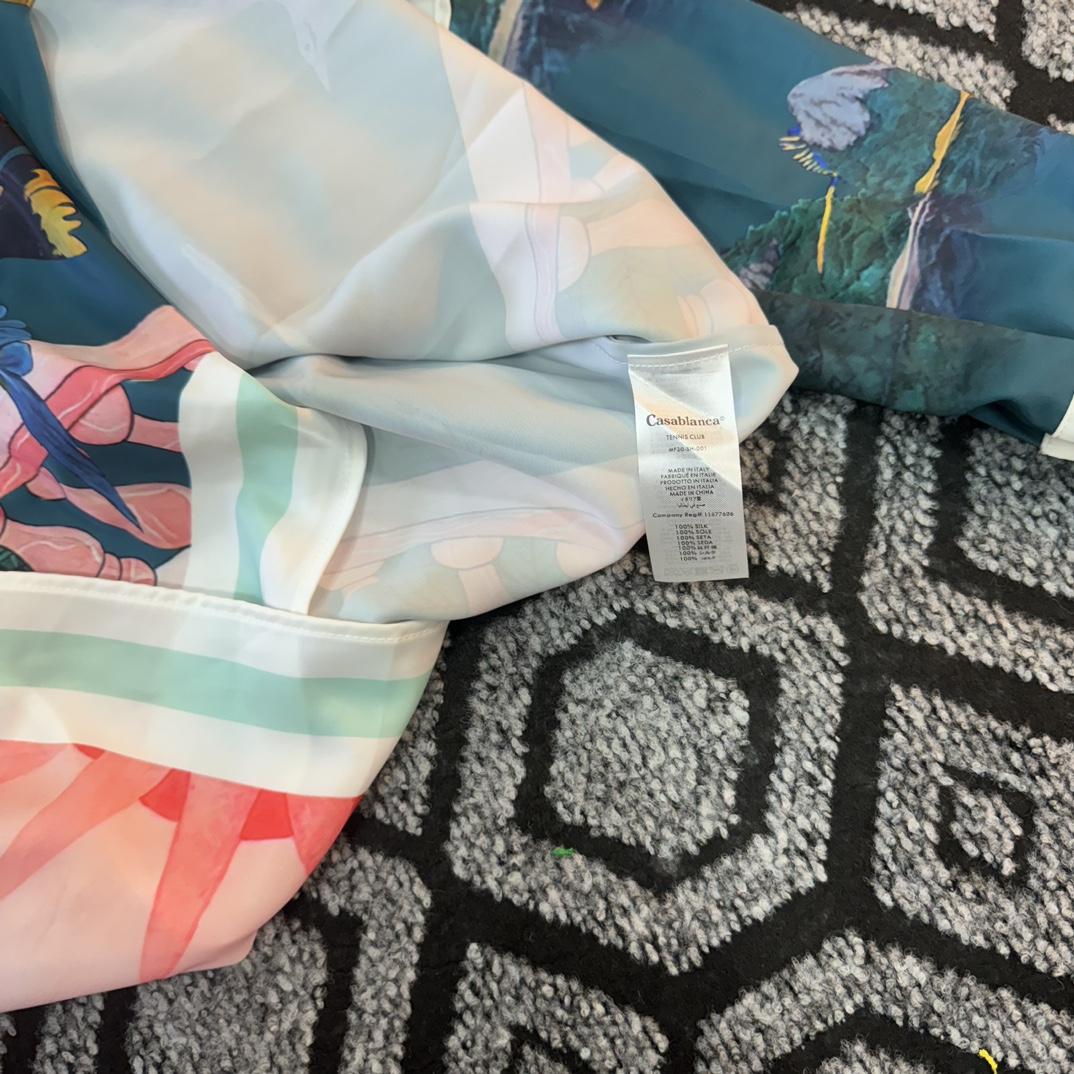 Casablanca Silk-Twill Shirt - PerfectKickZ