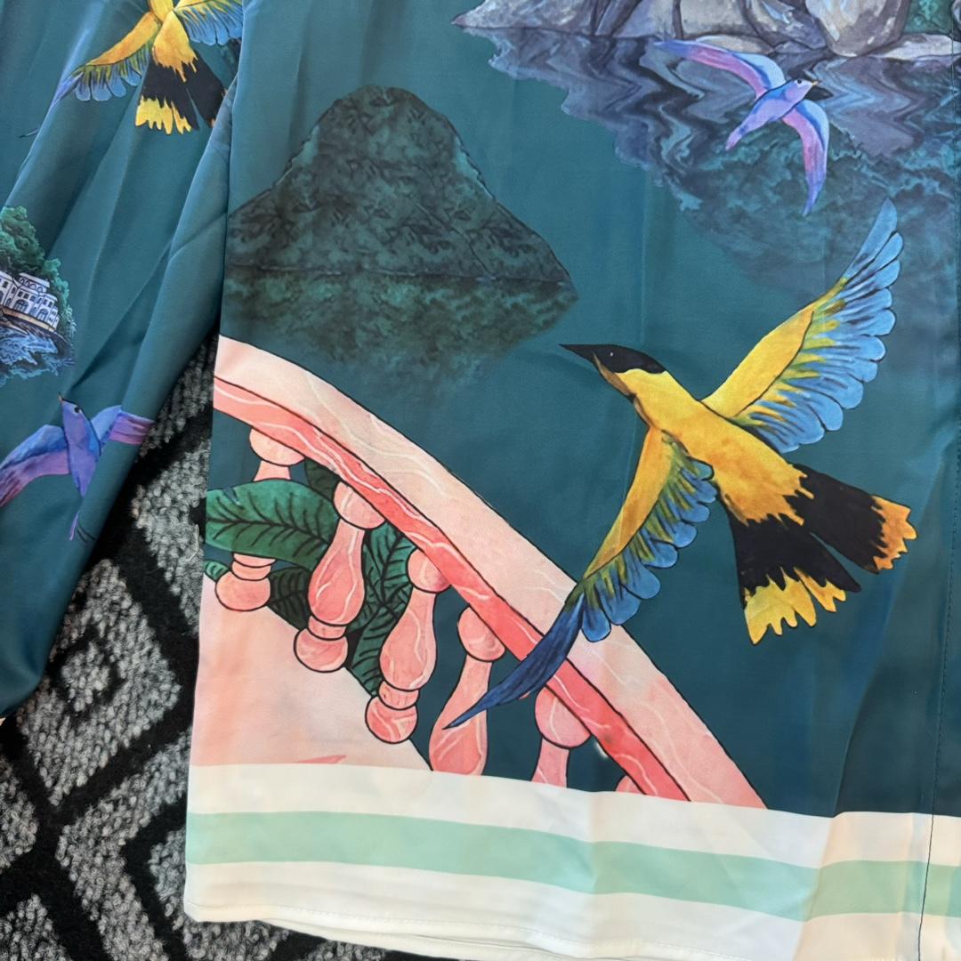 Casablanca Silk-Twill Shirt - PerfectKickZ