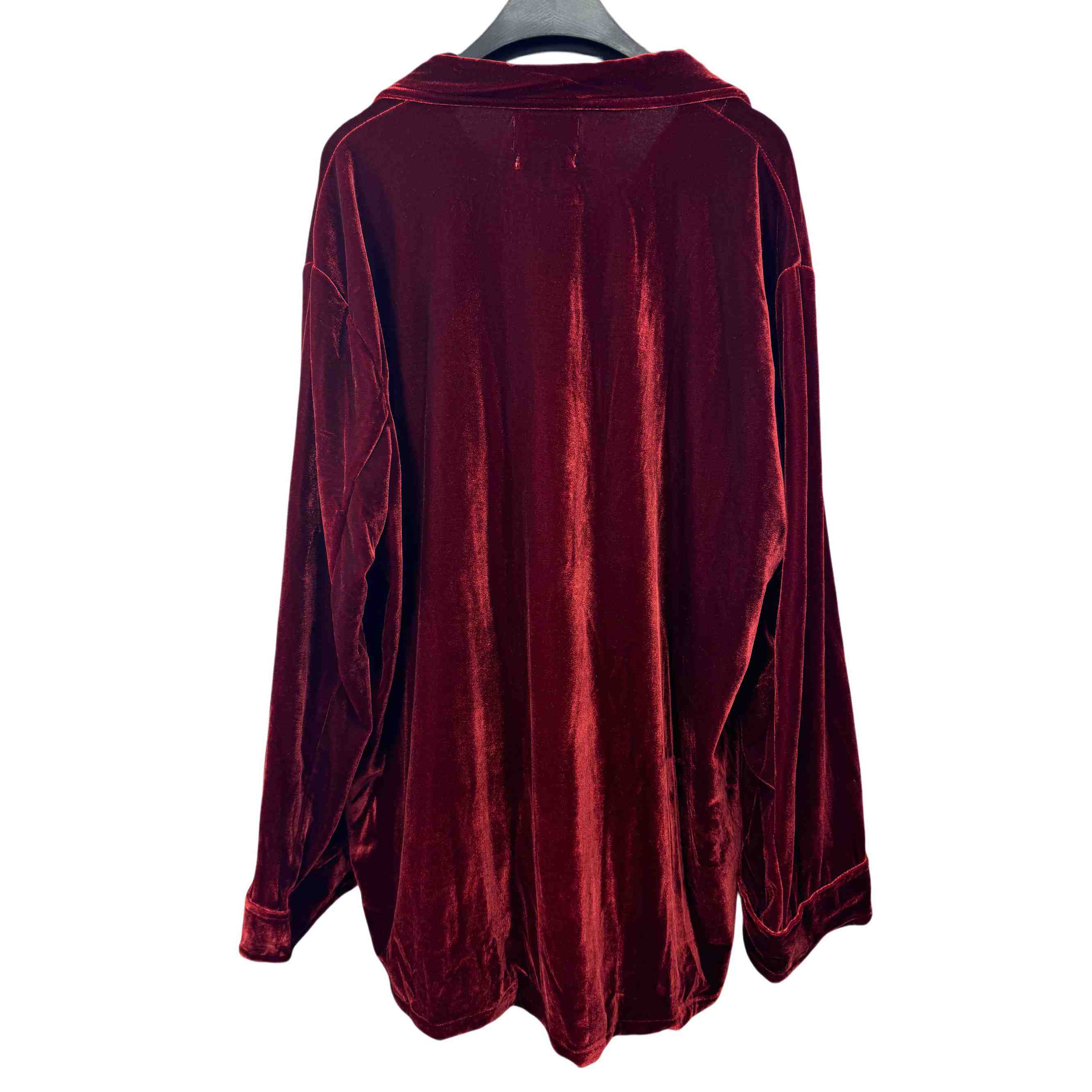 Enfants Riches Deprimes Red Velvet Shirt Coat - PerfectKickZ
