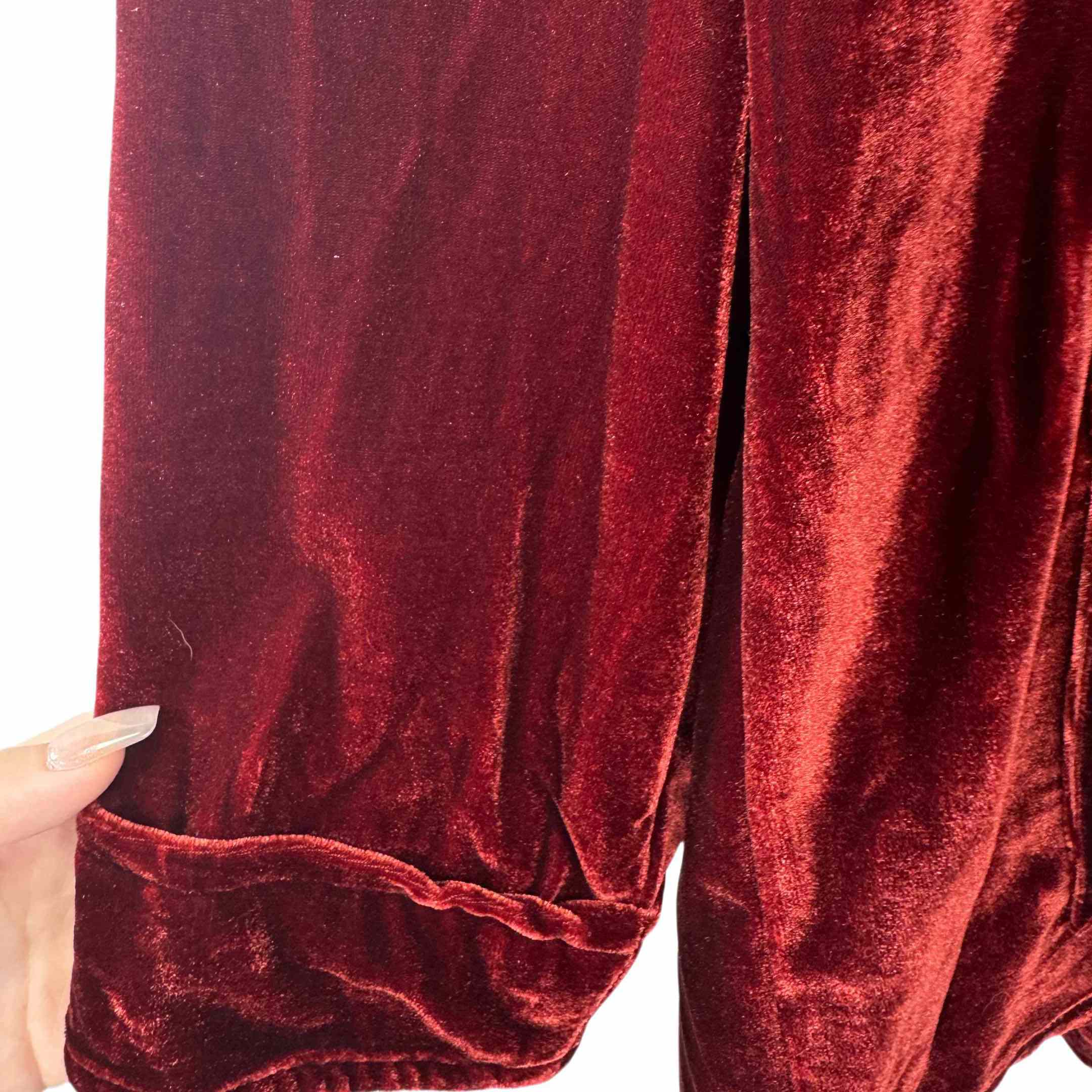 Enfants Riches Deprimes Red Velvet Shirt Coat - PerfectKickZ