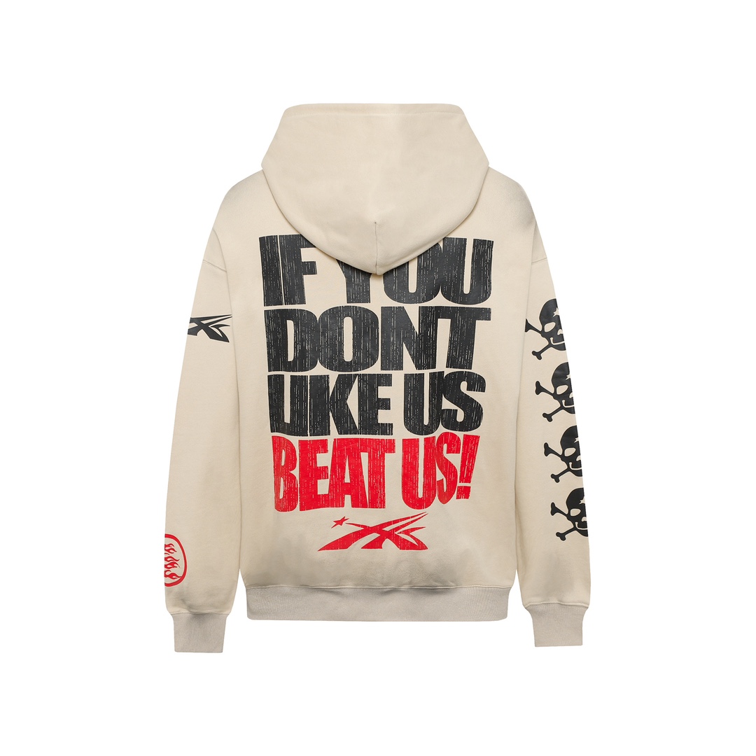 Hellstar If You Dont Like Us Beat Us Hoodie - PerfectKickZ
