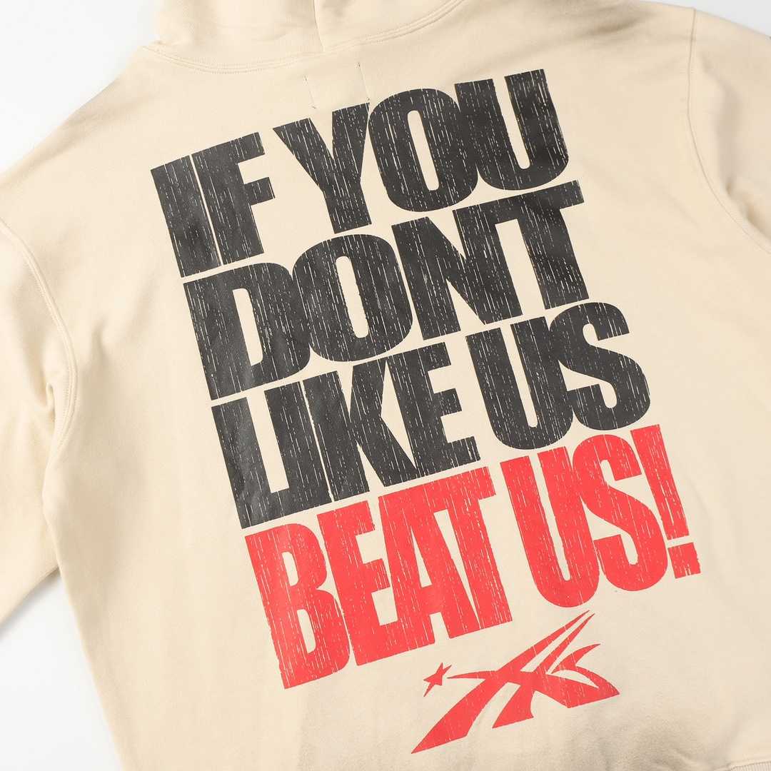 Hellstar If You Dont Like Us Beat Us Hoodie - PerfectKickZ