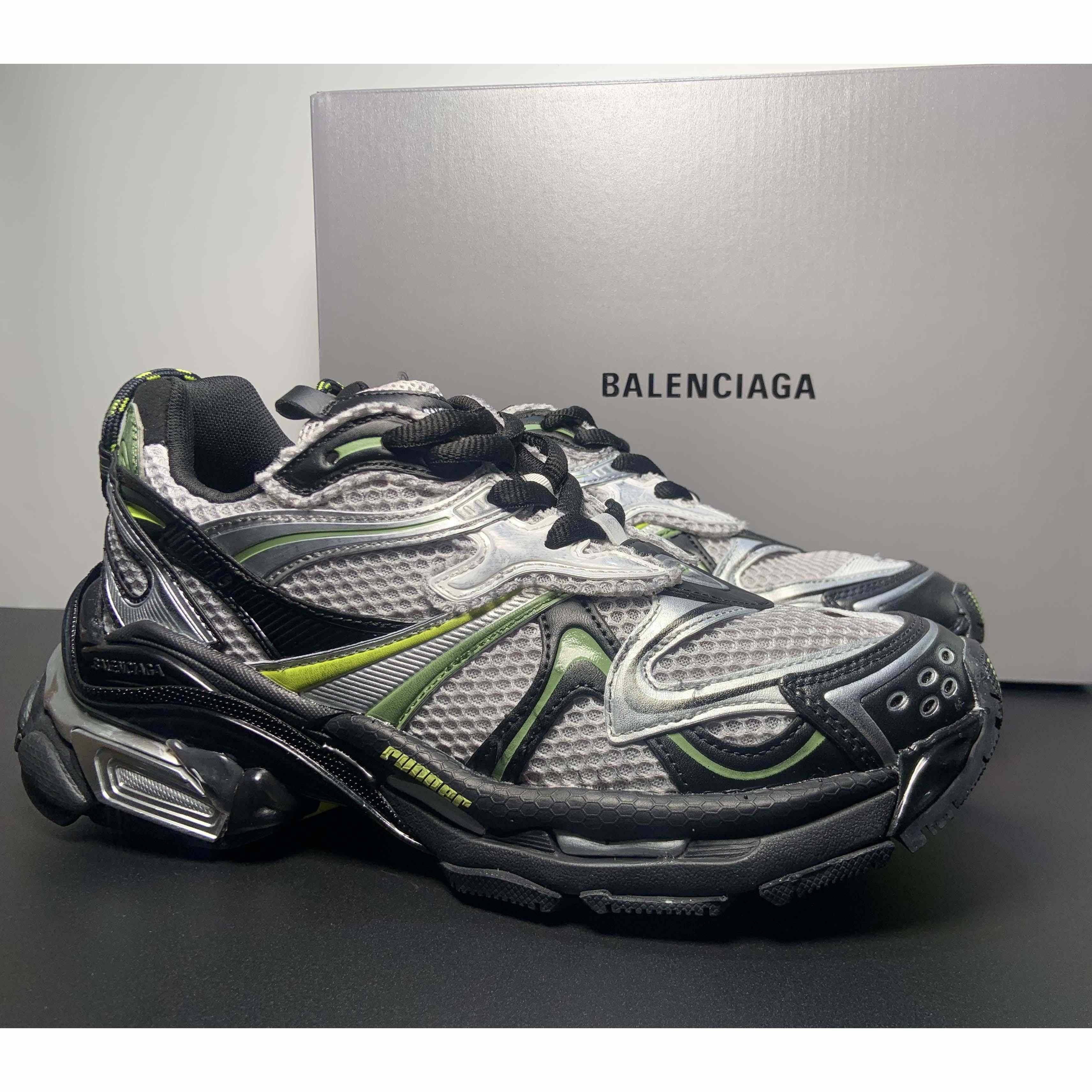 Balenciaga Runner 2.0 Sneaker In Silver - PerfectKickZ