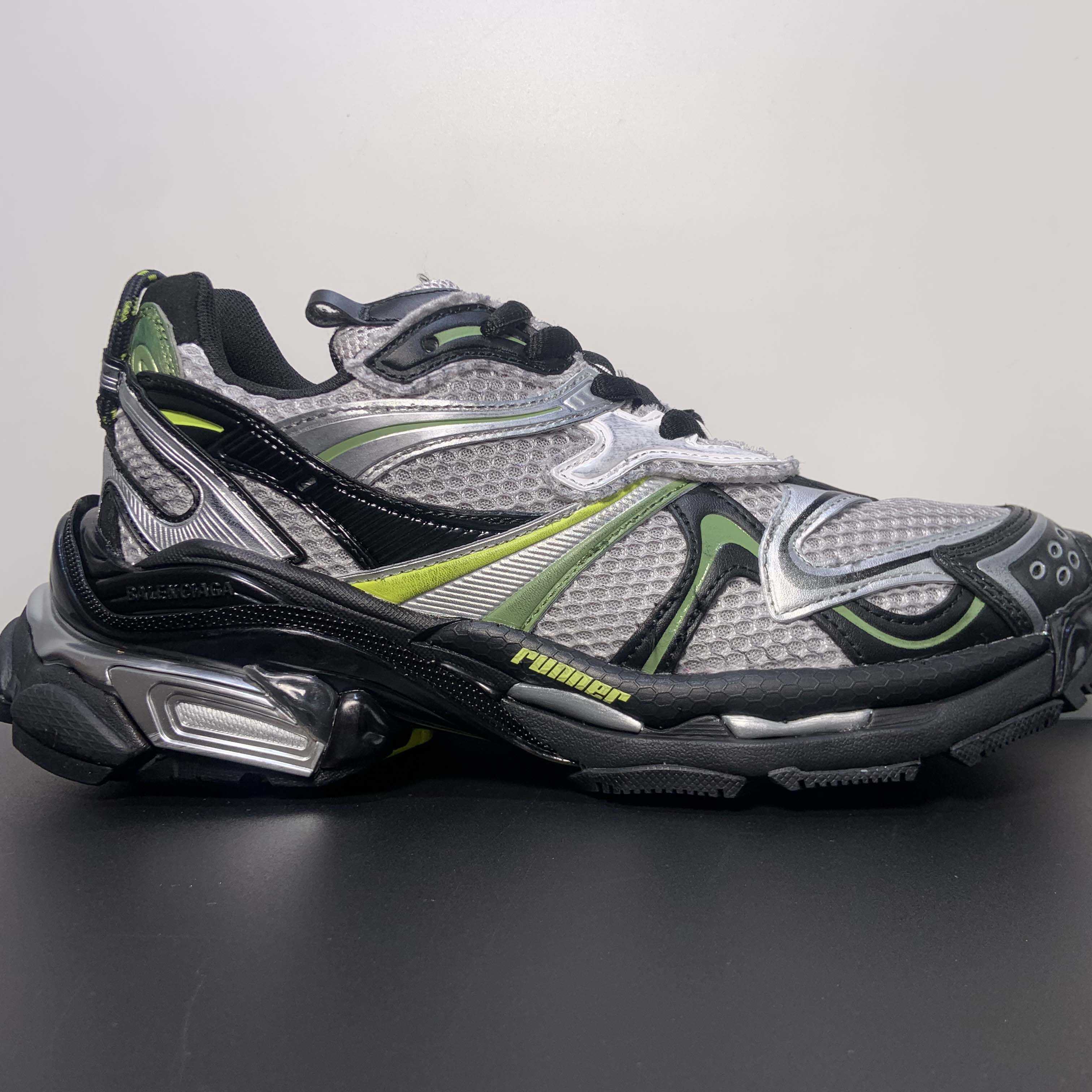 Balenciaga Runner 2.0 Sneaker In Silver - PerfectKickZ