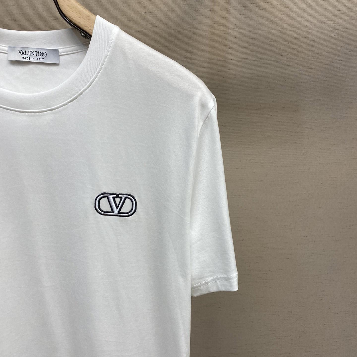  Valenti Cotton T-shirt with VLogo Signature Patch - PerfectKickZ