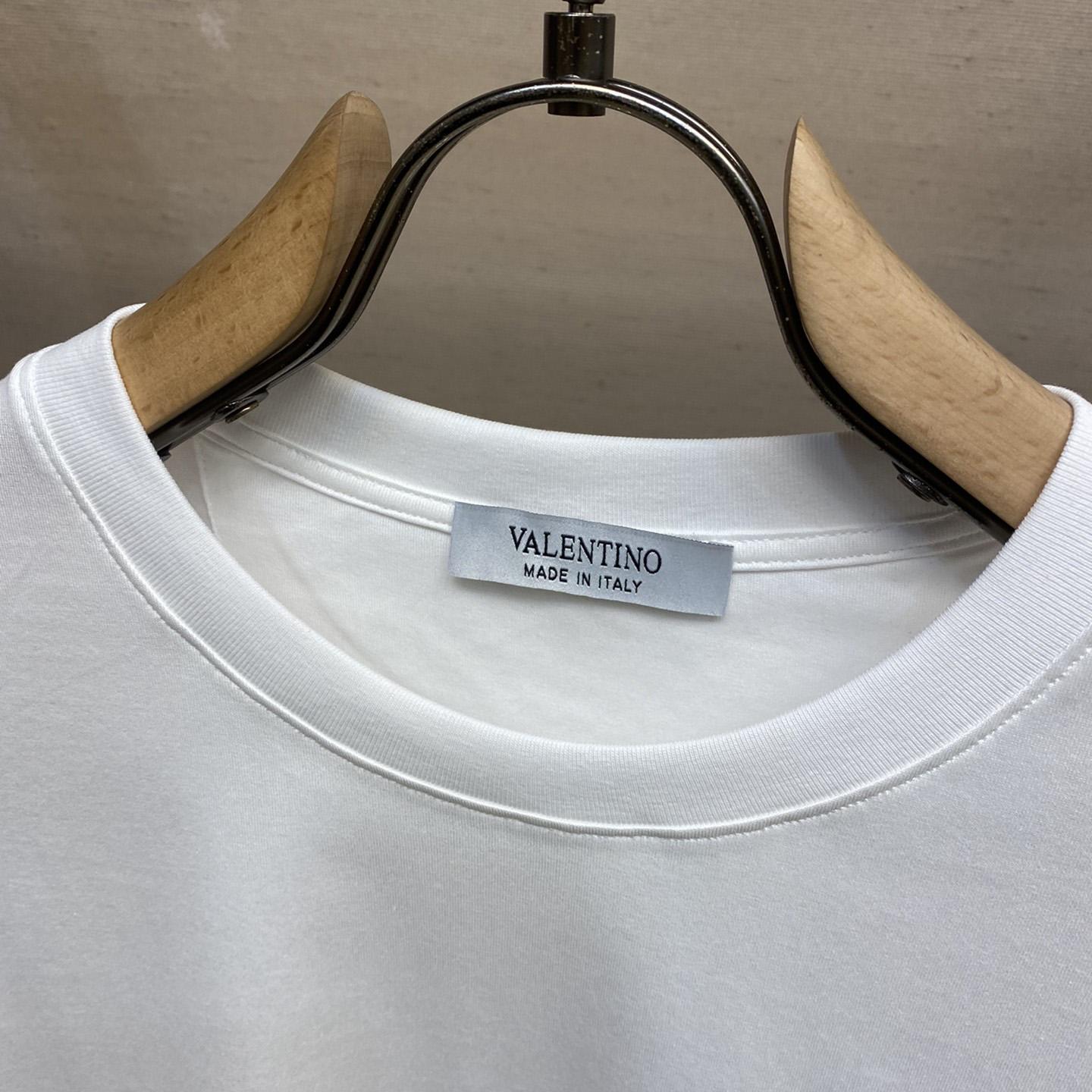  Valenti Cotton T-shirt with VLogo Signature Patch - PerfectKickZ