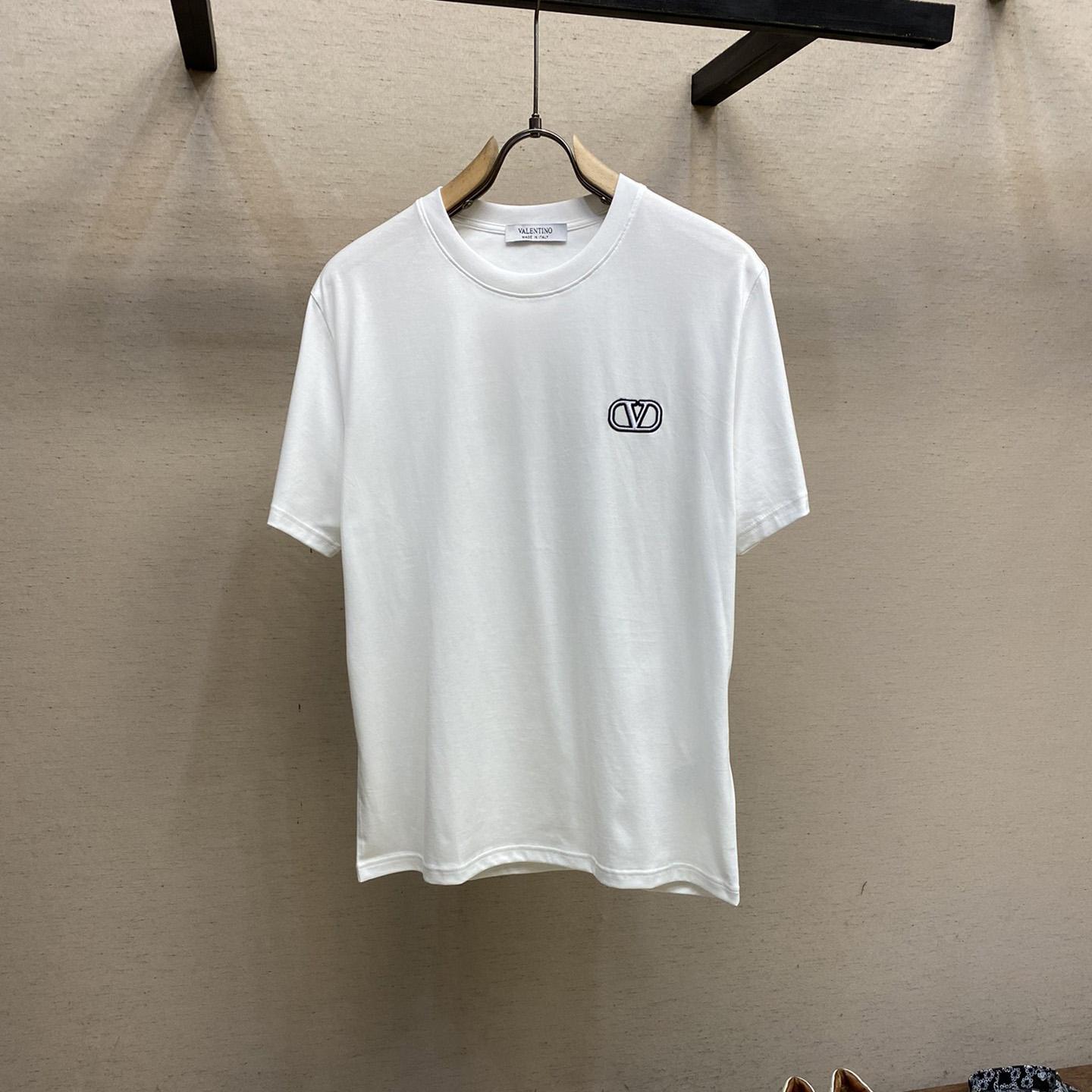  Valenti Cotton T-shirt with VLogo Signature Patch - PerfectKickZ
