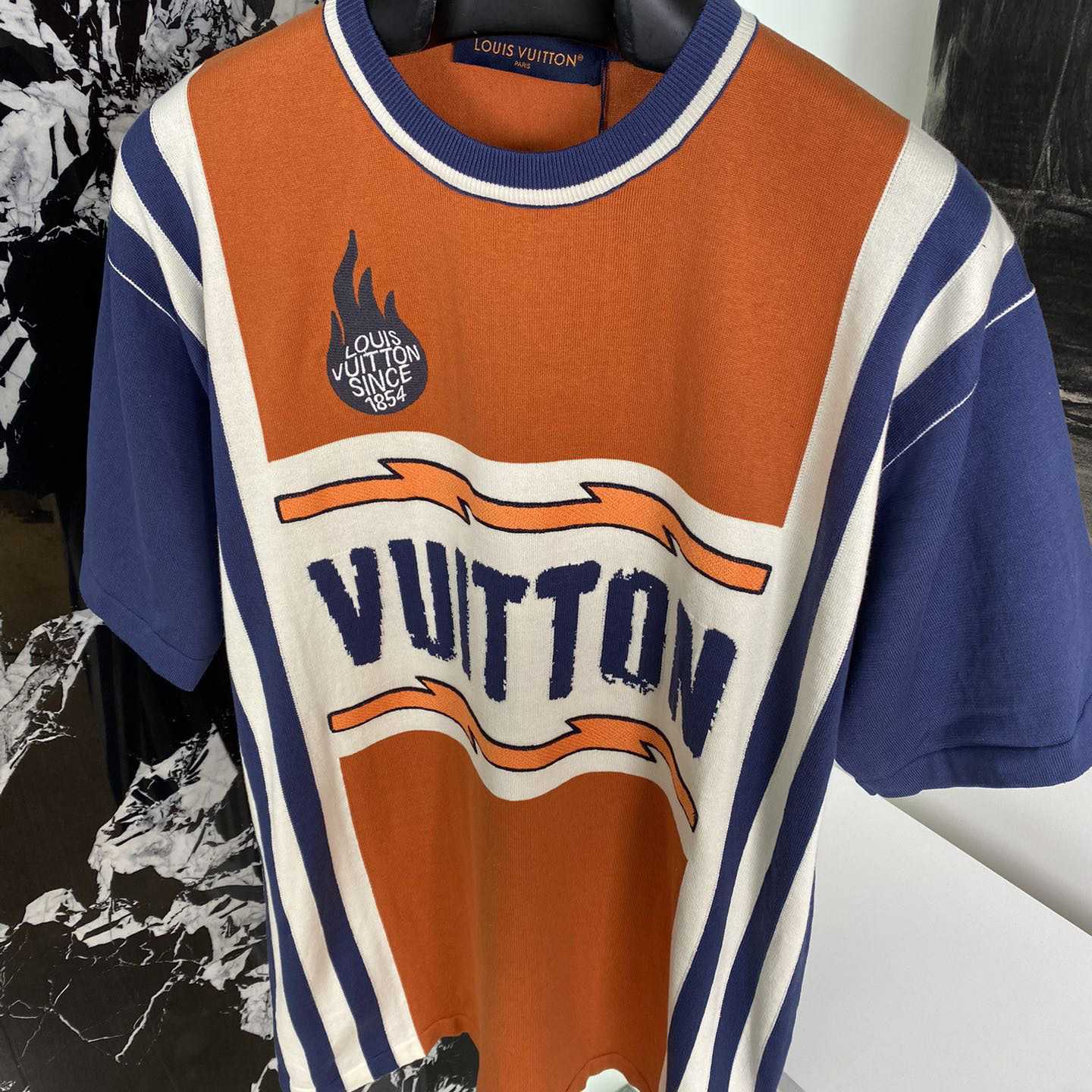 Louis Vuitton Short-Sleeved Cotton T-Shirt - PerfectKickZ