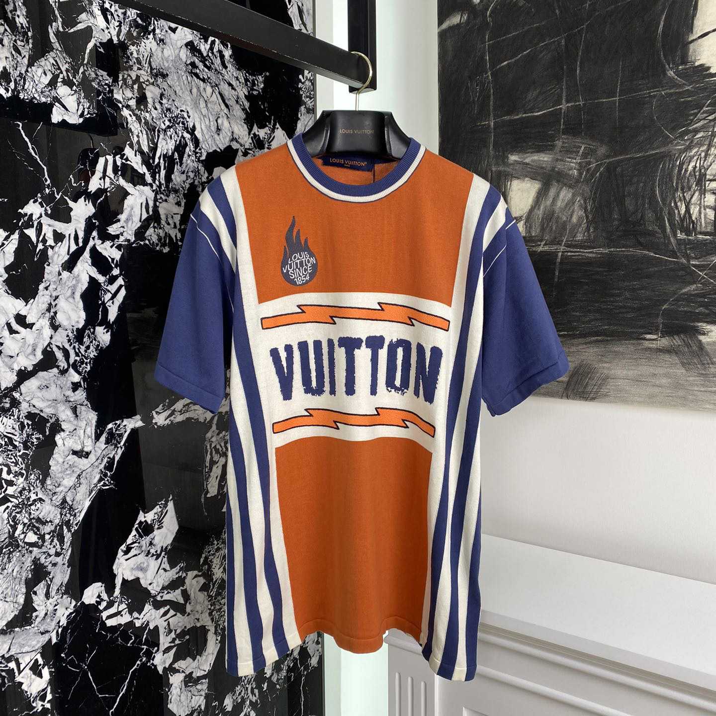 Louis Vuitton Short-Sleeved Cotton T-Shirt - PerfectKickZ