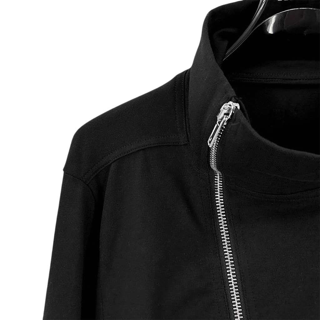 Rick Owens Off-centre Zip-up Jacket - PerfectKickZ