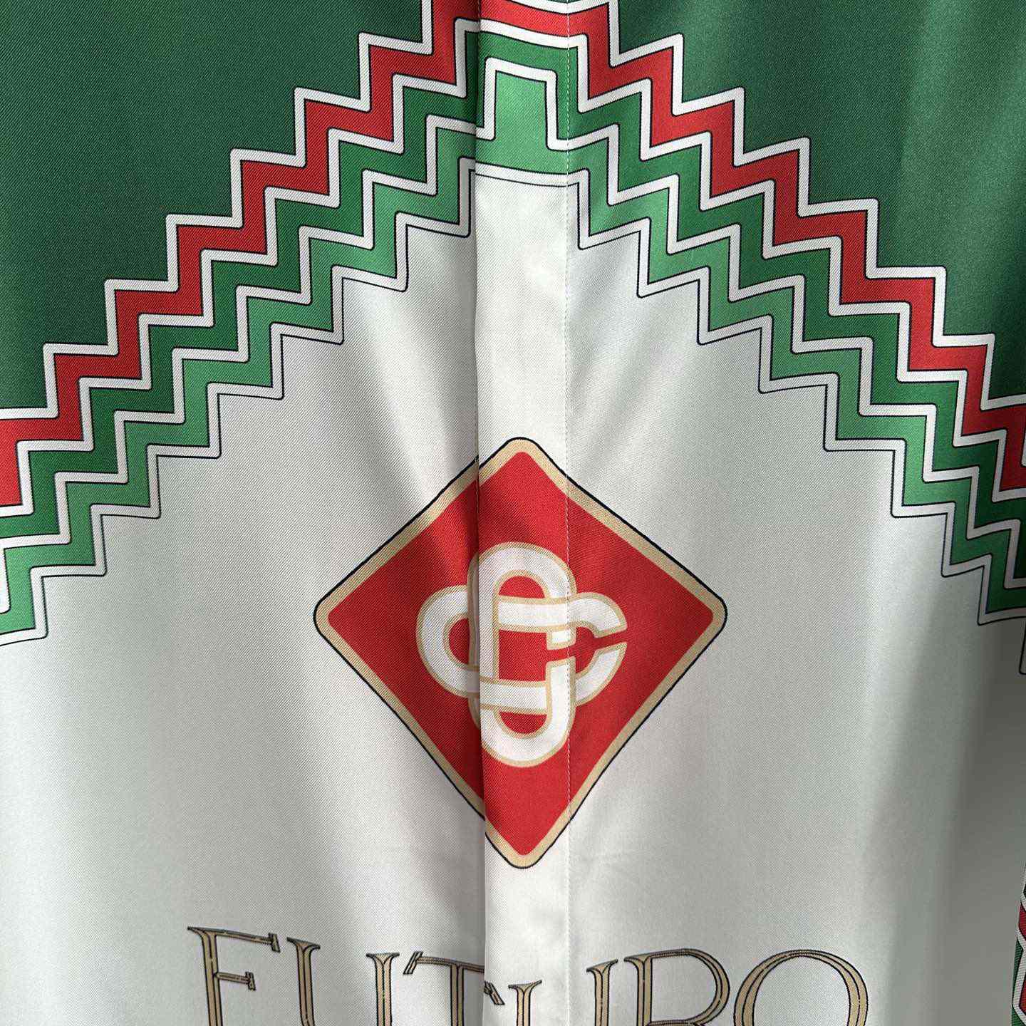 Casablanca Futuro Optimisto Print Shir - PerfectKickZ