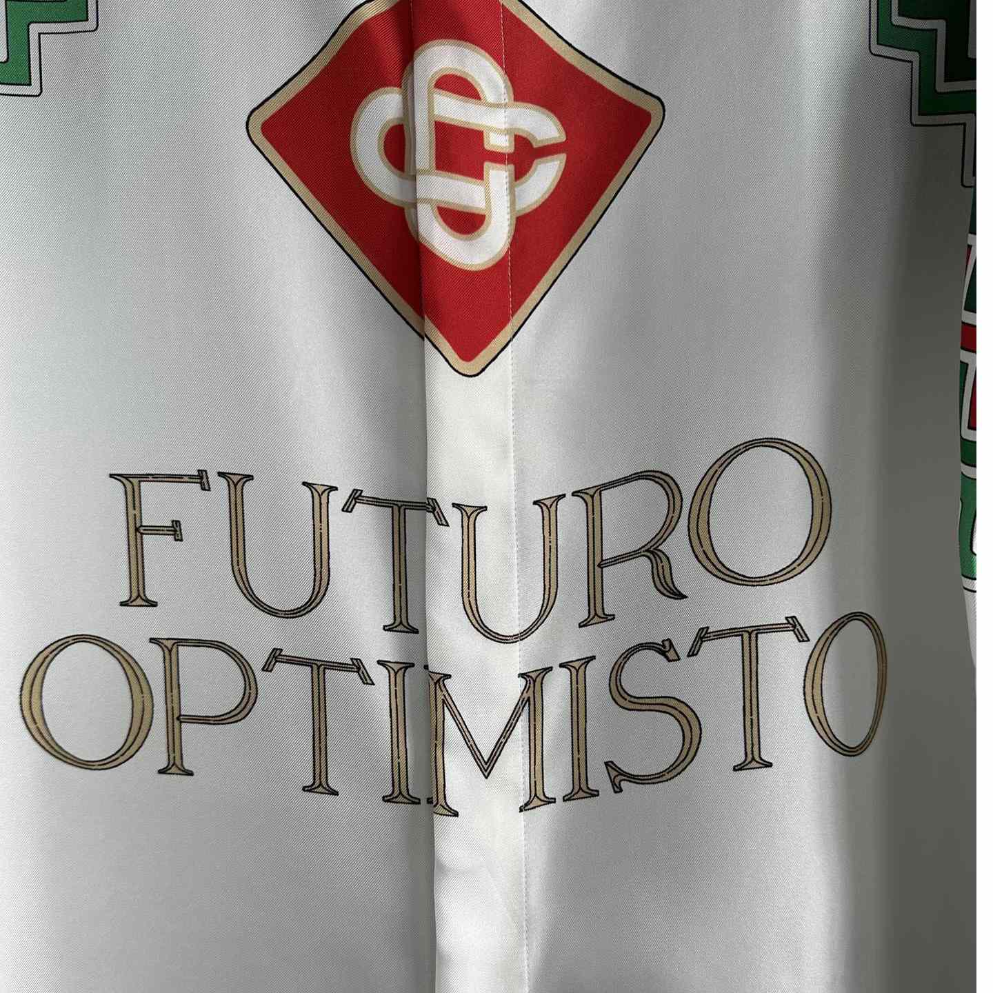 Casablanca Futuro Optimisto Print Shir - PerfectKickZ