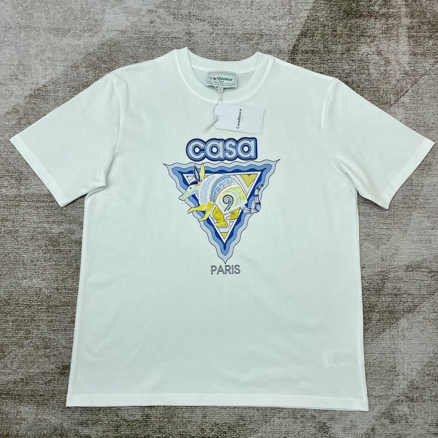 Casablanca White Alebrije Armadillo T-Shirt   c735 - PerfectKickZ