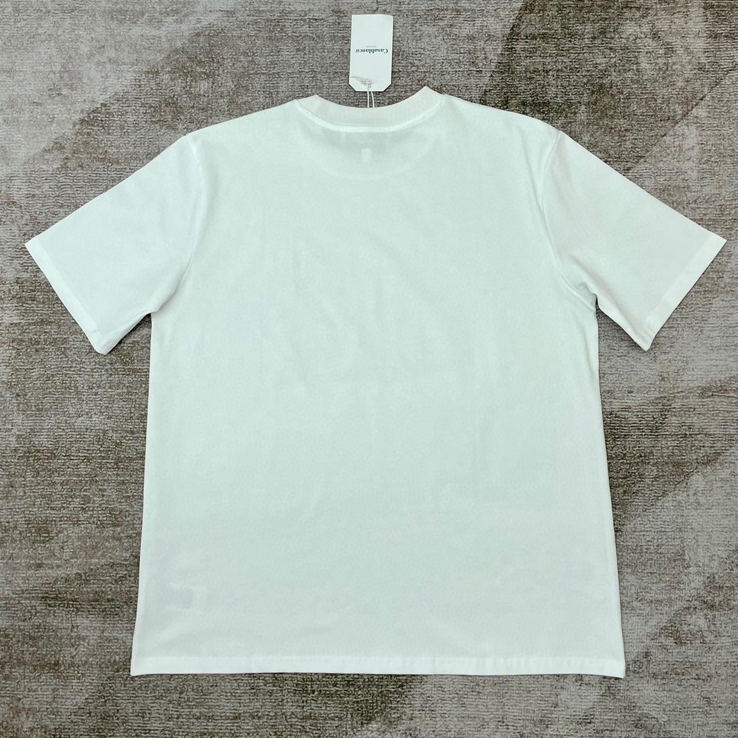 Casablanca White Alebrije Armadillo T-Shirt   c735 - PerfectKickZ