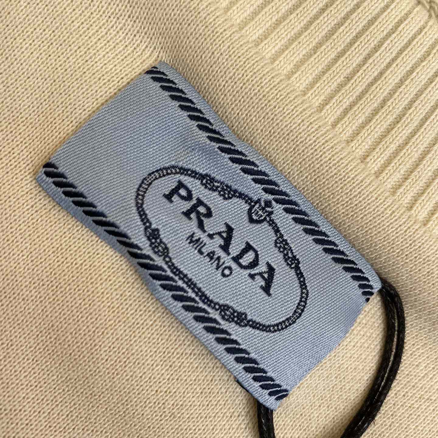 Prada Cotton Fleece Sweatshirt With Patches - PerfectKickZ