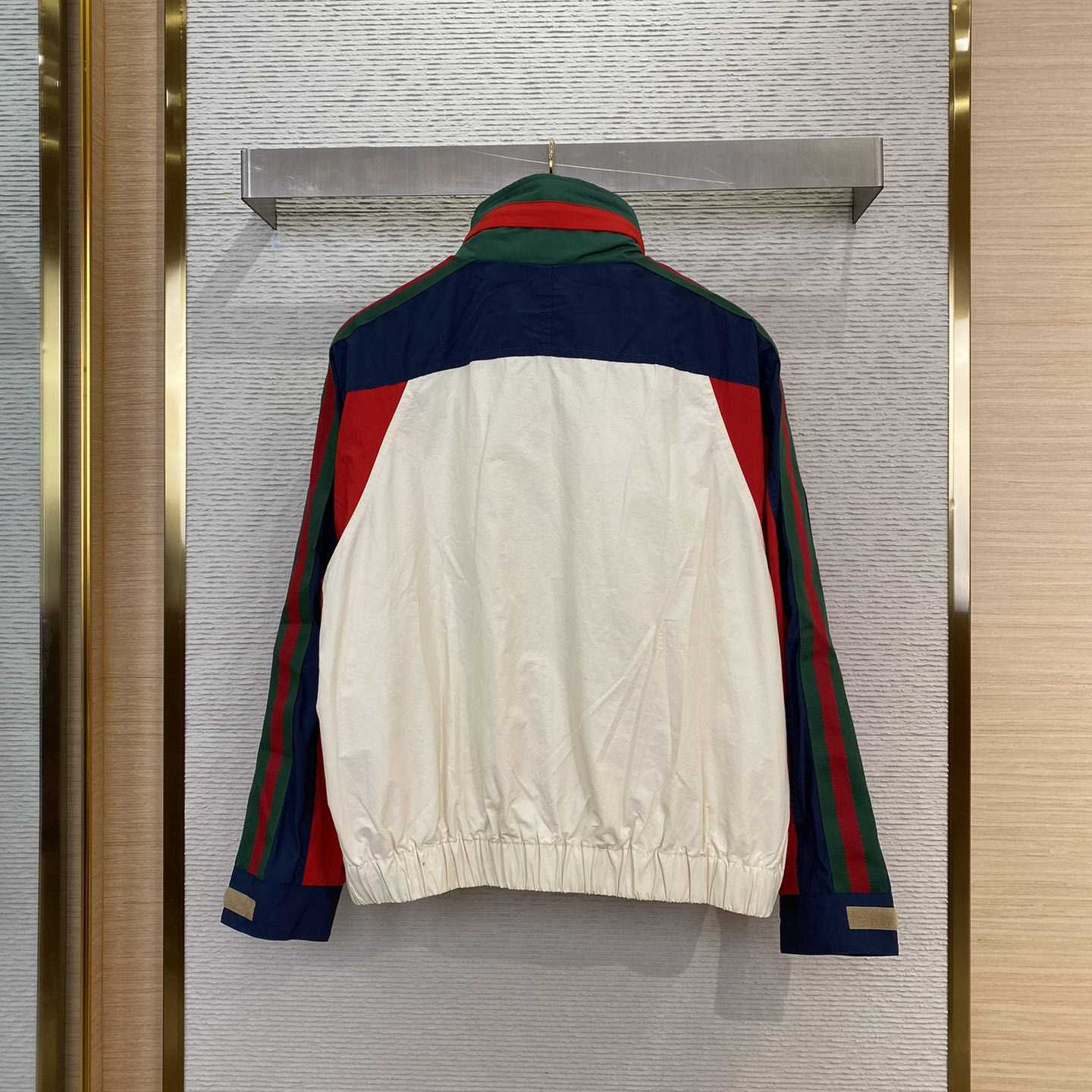 Gucci Cotton Nylon Jacket With Patch - PerfectKickZ