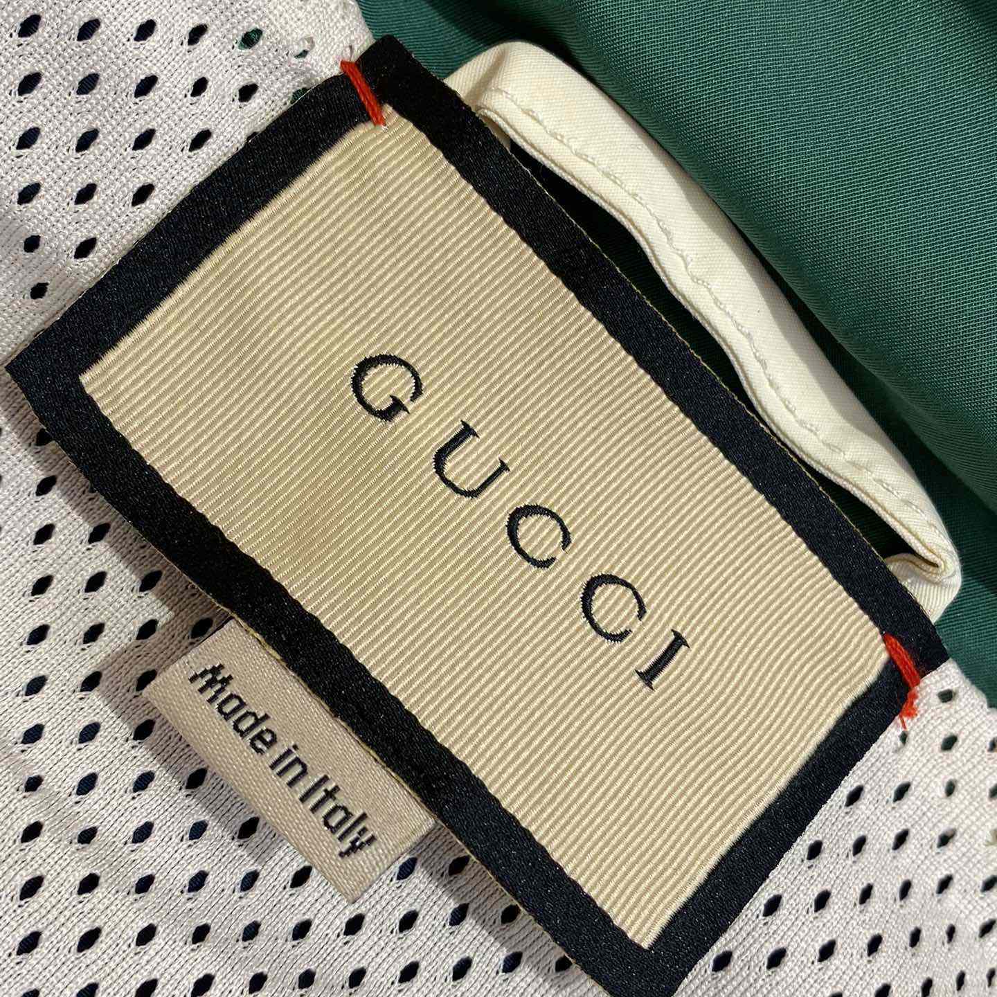 Gucci Cotton Nylon Jacket With Patch - PerfectKickZ