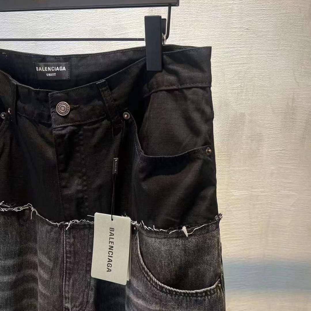 Balenciaga Large Denim Jeans - PerfectKickZ