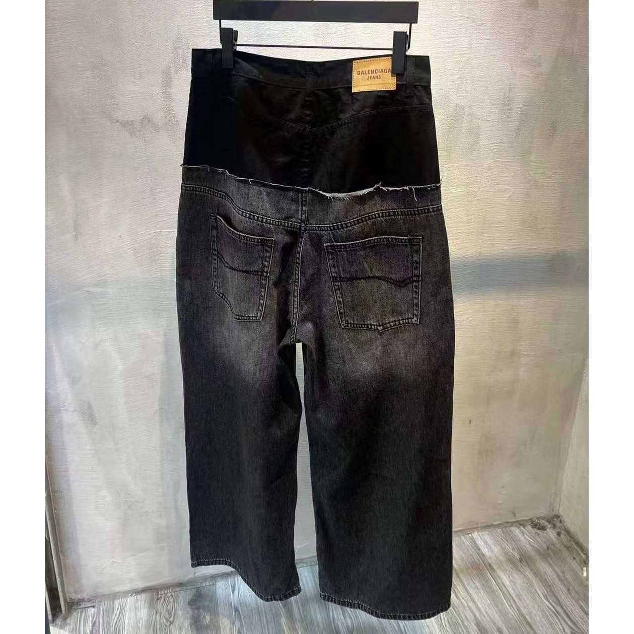 Balenciaga Large Denim Jeans - PerfectKickZ
