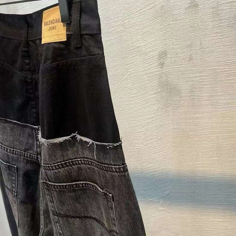 Balenciaga Large Denim Jeans - PerfectKickZ