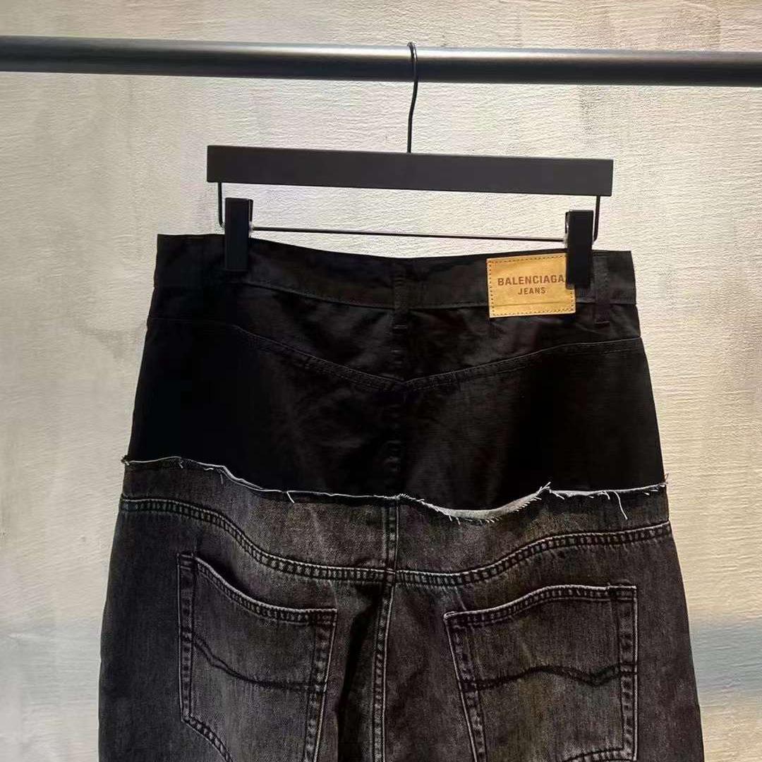 Balenciaga Large Denim Jeans - PerfectKickZ