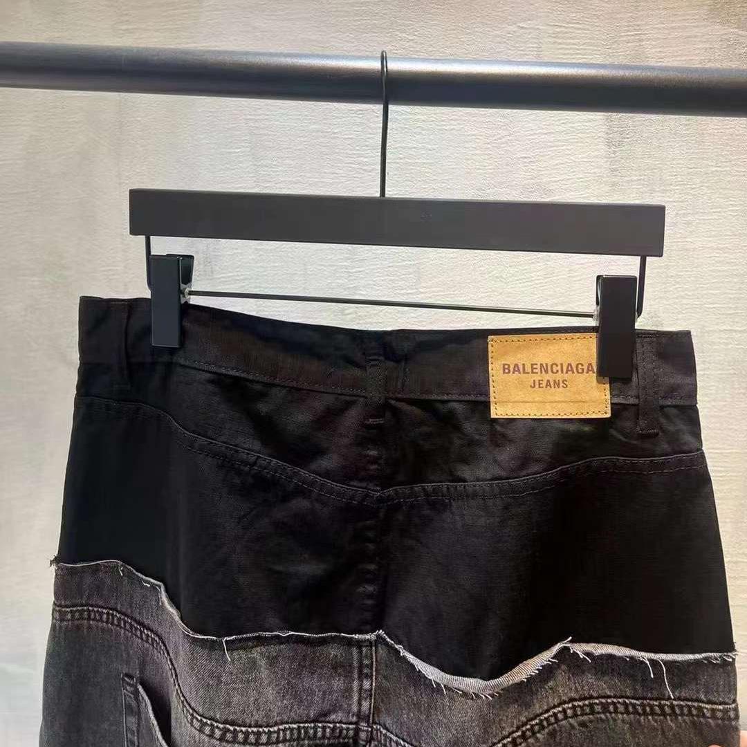 Balenciaga Large Denim Jeans - PerfectKickZ
