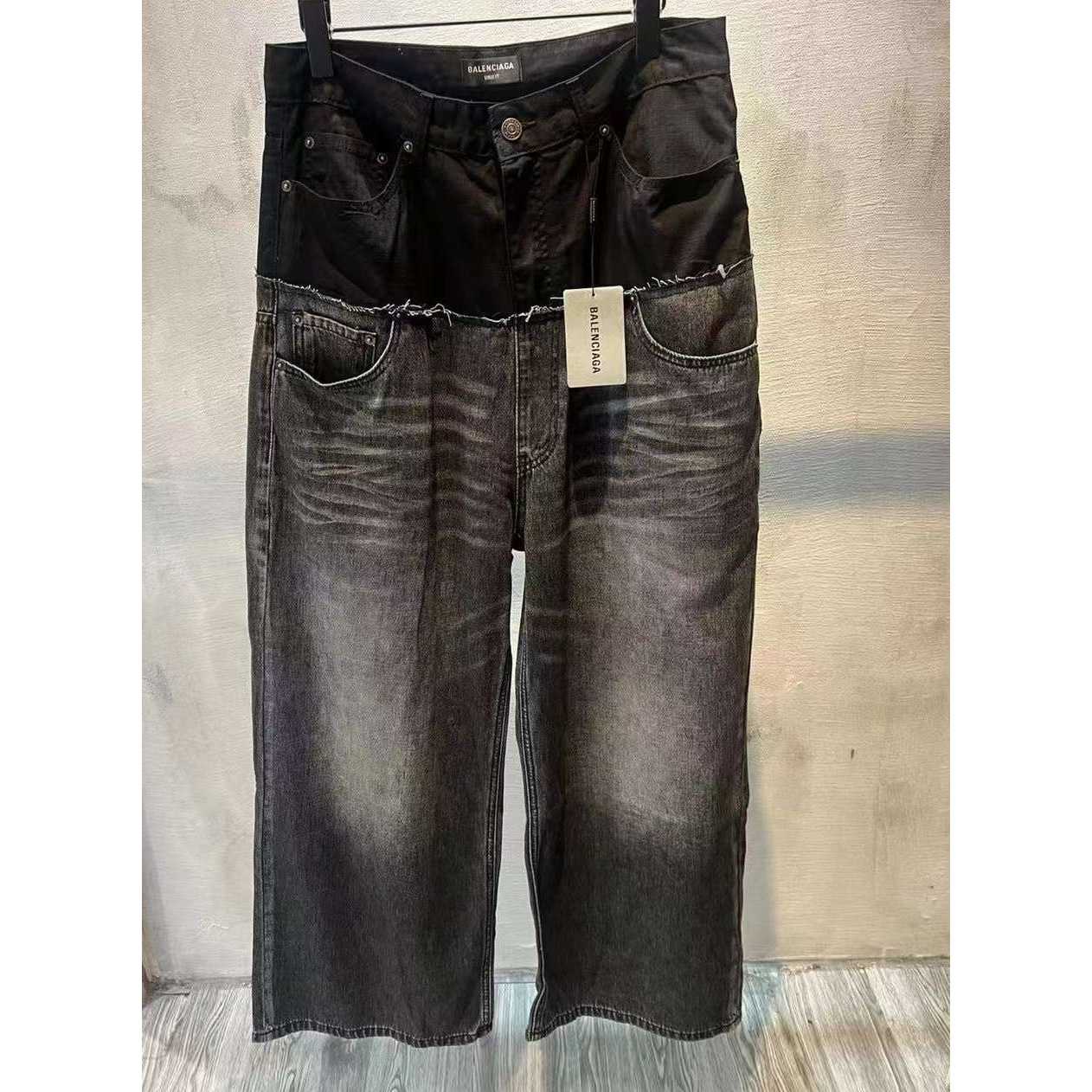 Balenciaga Large Denim Jeans - PerfectKickZ