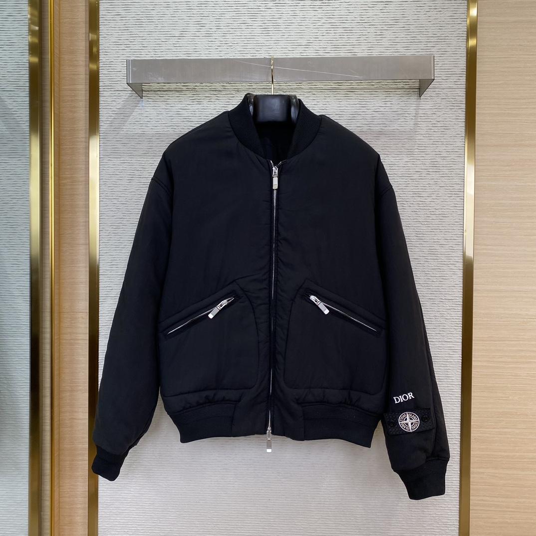Dior And Stone Island Bomber Jacket - PerfectKickZ