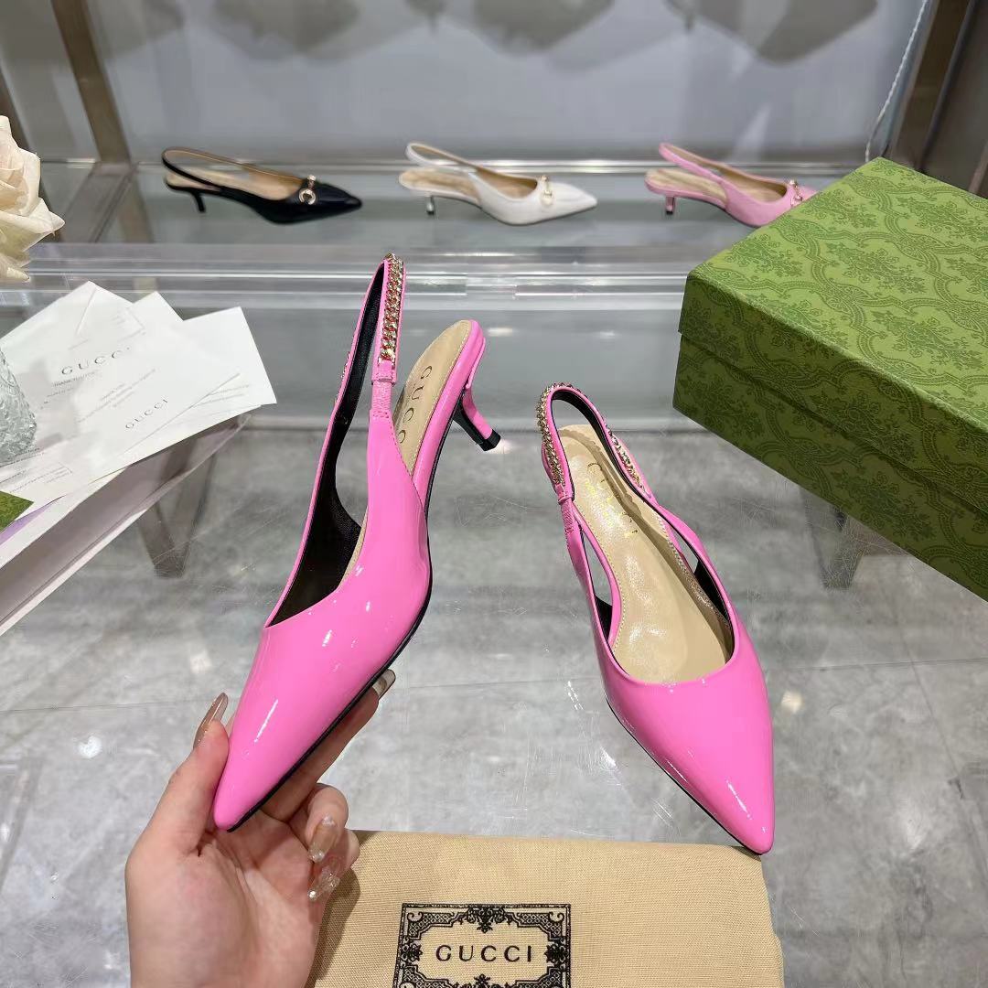 Gucci Signoria Slingback Pump - PerfectKickZ