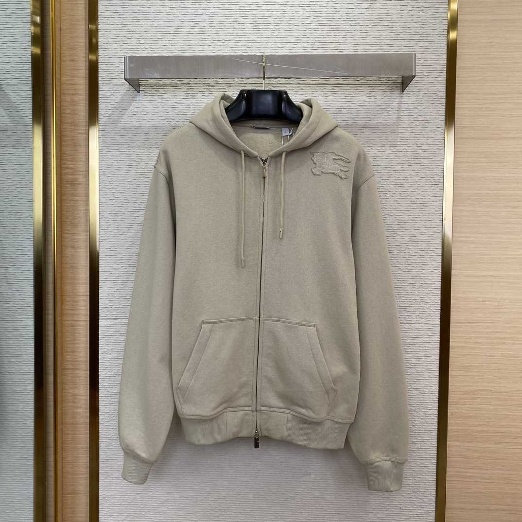Burberry Cotton Blend Zip Hoodie - PerfectKickZ