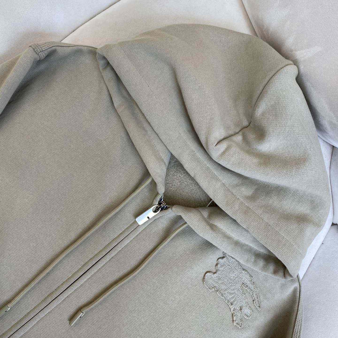 Burberry Cotton Blend Zip Hoodie - PerfectKickZ