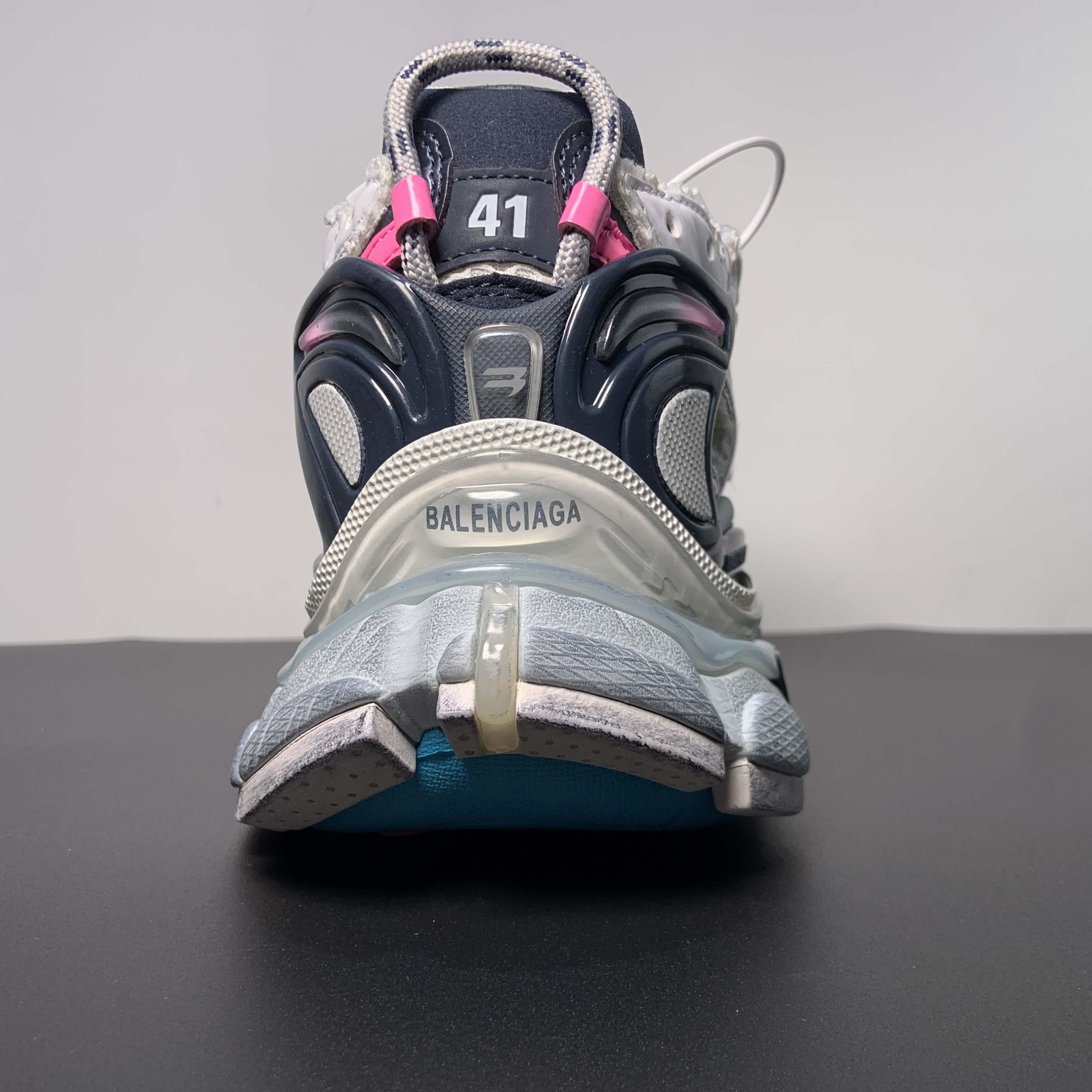 Balenciaga Runner Sneaker In Light Beige/grey/pink/blue - PerfectKickZ