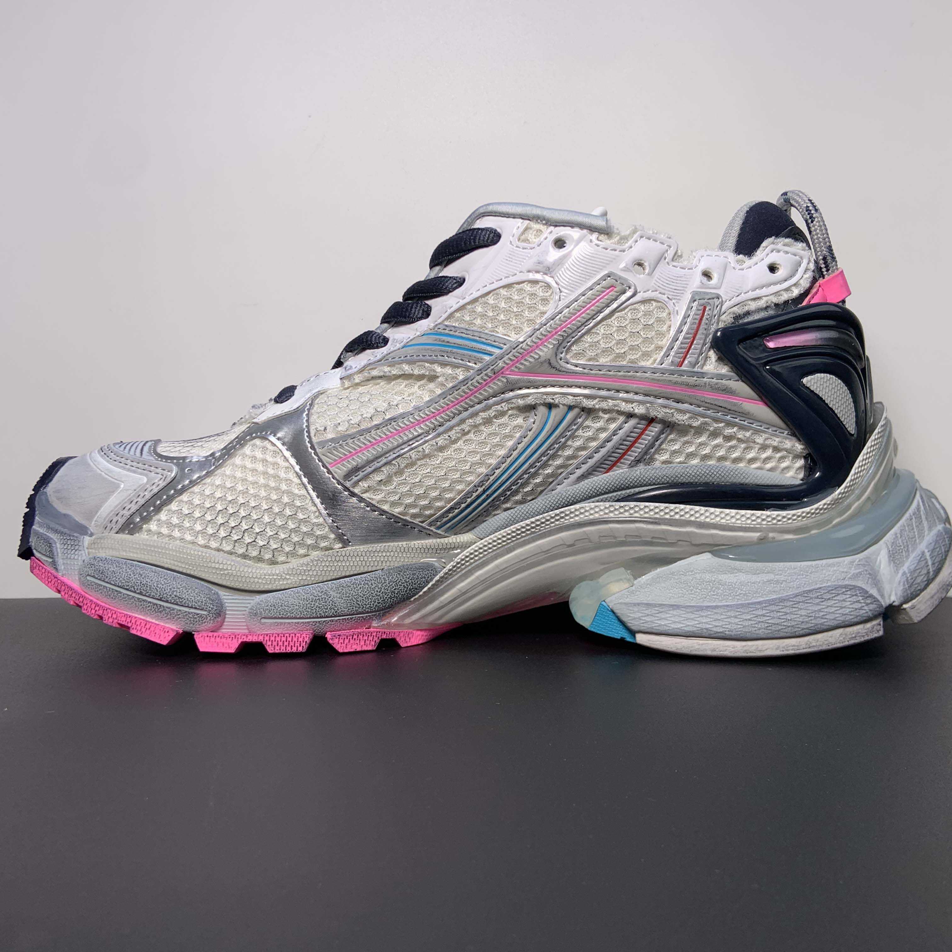 Balenciaga Runner Sneaker In Light Beige/grey/pink/blue - PerfectKickZ