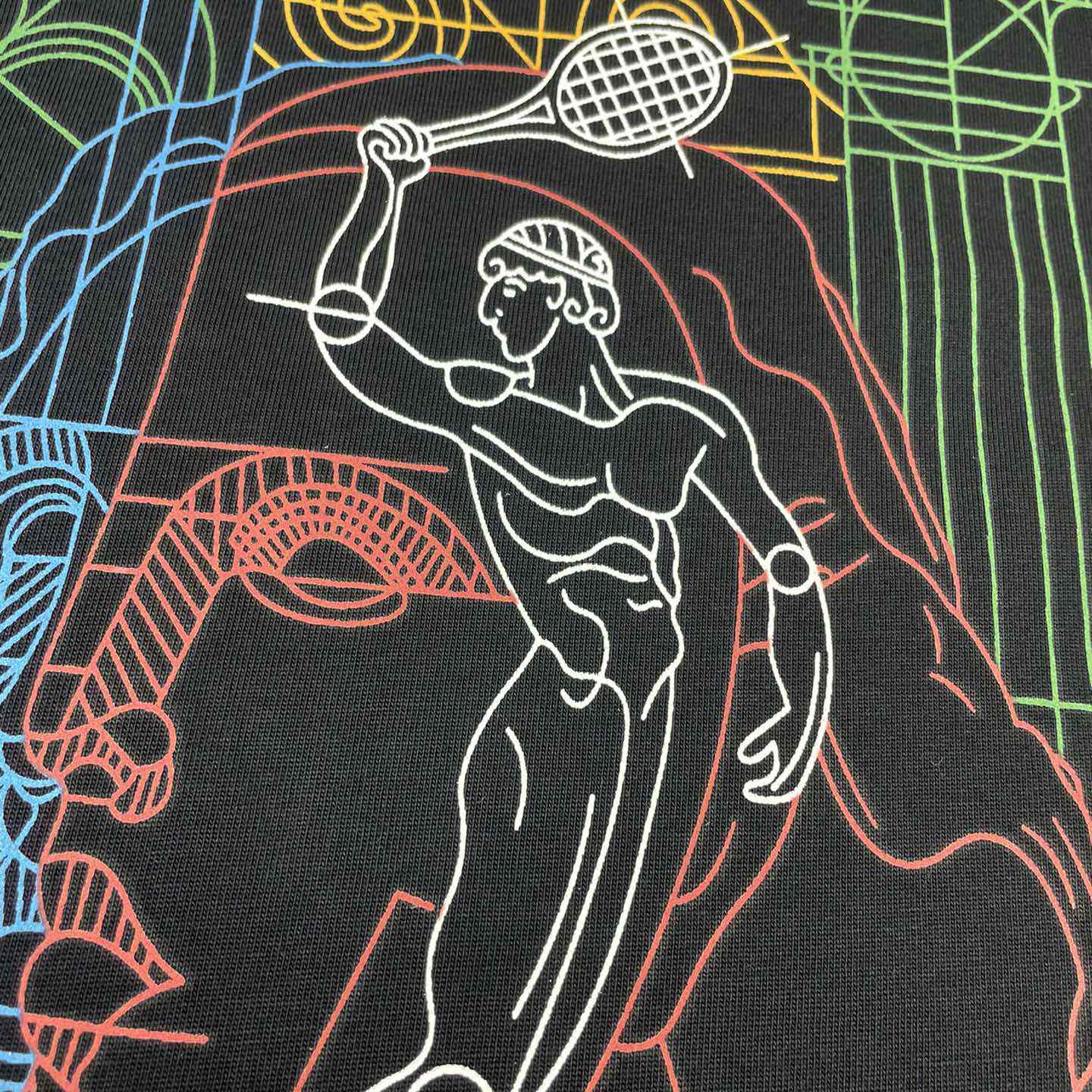Casablanca Tennis Play In Progress T-shirt   C901 - PerfectKickZ