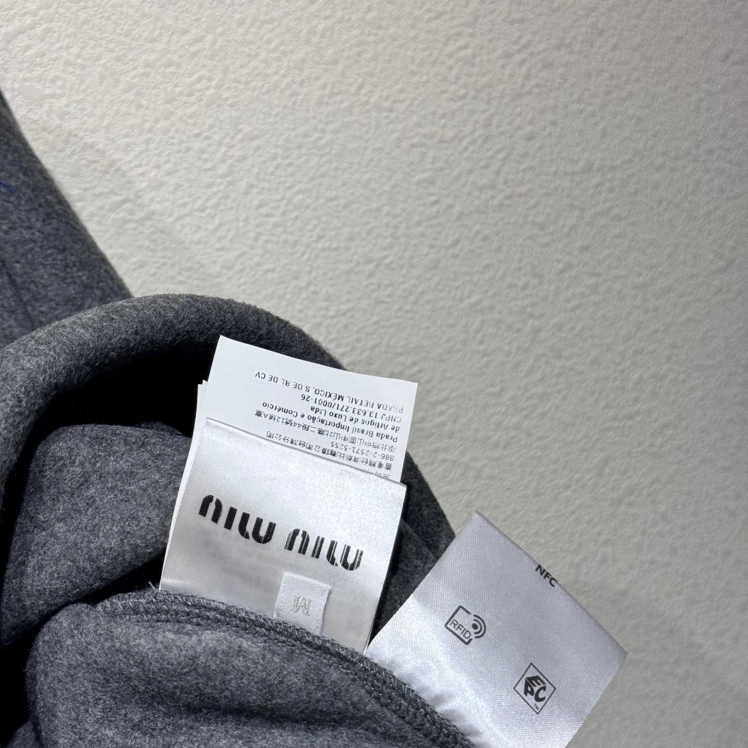 Miu Miu Logo-embroidered Fleece Sweatshirt - PerfectKickZ