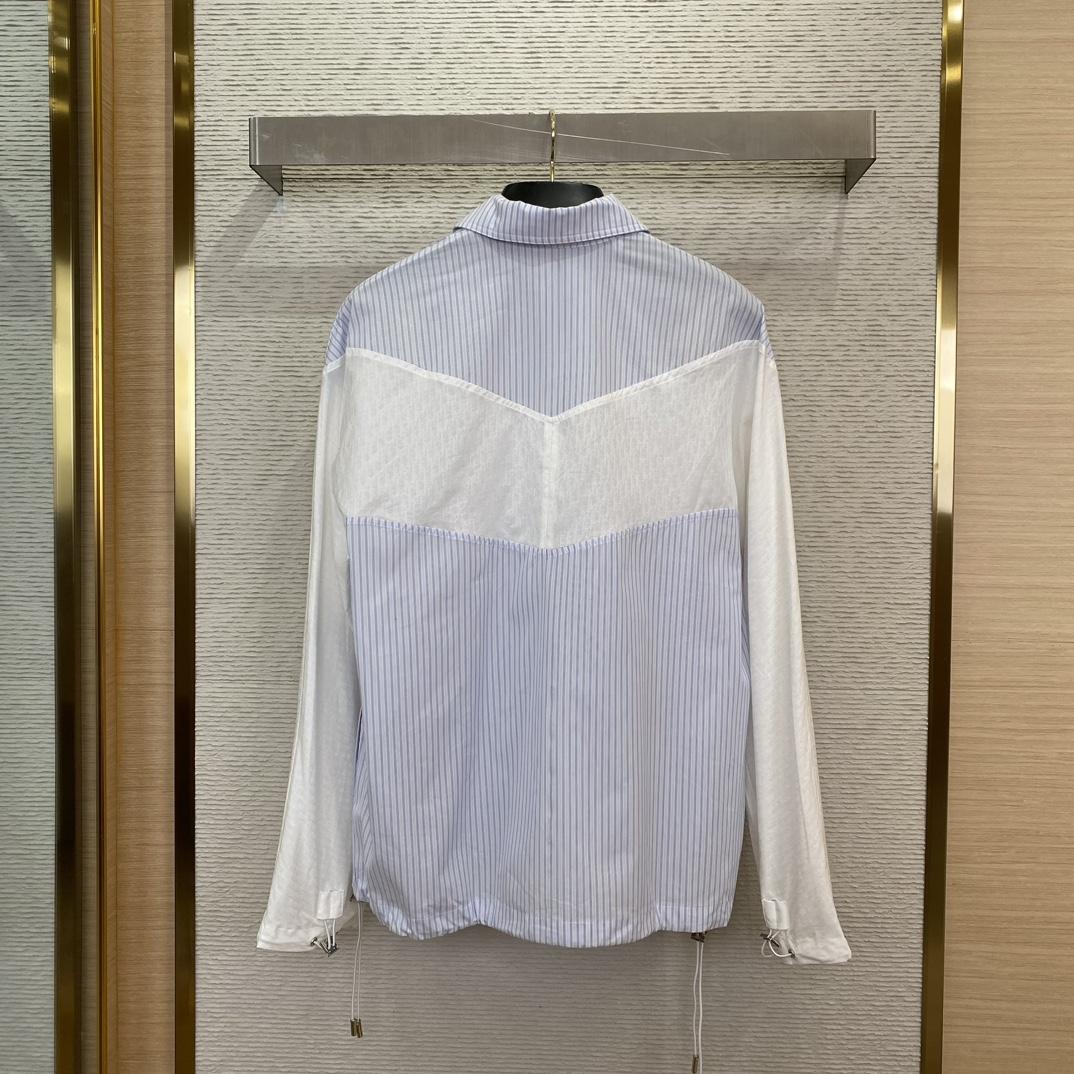 Christian Dior Couture Two-Material Zipped Shirt - 
