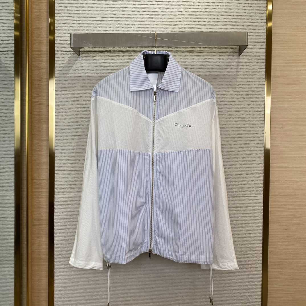 Christian Dior Couture Two-Material Zipped Shirt - PerfectKickZ