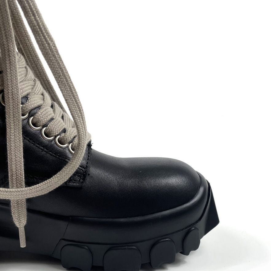 Rick Owens Lace-up Leather Boots - PerfectKickZ